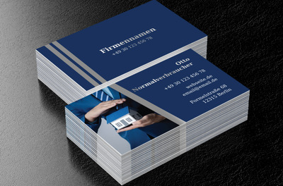 Ein sicheres Zuhause unter professionellem Schutz, Finanzen und Versicherungen, Versicherungsagent - Visitenkarten Netprint