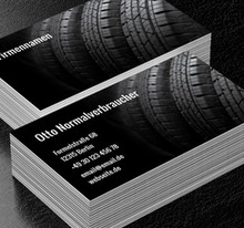 Zuverlässige Bodenhaftung auf jeder Strecke, Motorisierung, Vulkanisation - Visitenkarten Netprint