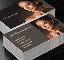 Schönheit und Eleganz in einer femininen Interpretation, Gesundheit und Schönheit, Schönheitssalon - Visitenkarten Netprint