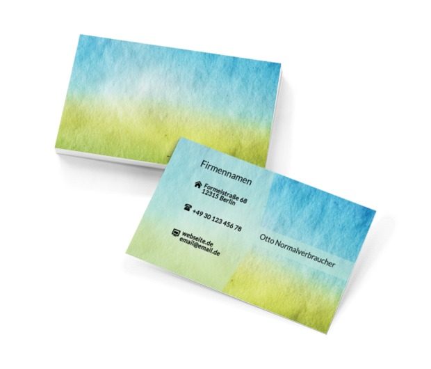 Blaugrüne Textur, Motive, Hintergründe und Texturen - Visitenkarten Netprint Online Vorlagen