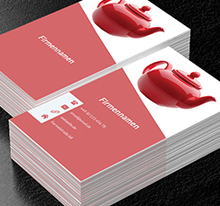 Roter Krug, Verkauf, Keramik - Visitenkarten Netprint