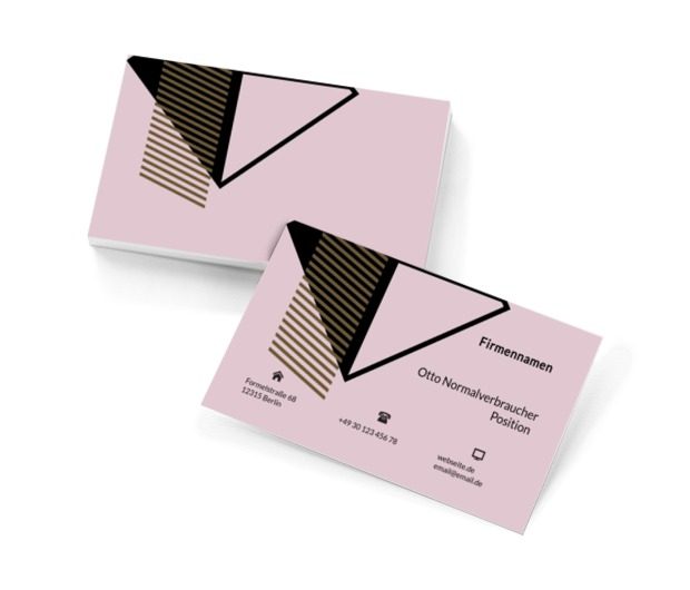 Geometrische Figuren, Telekommunikation und Internet, Informatiker - Visitenkarten Netprint Online Vorlagen