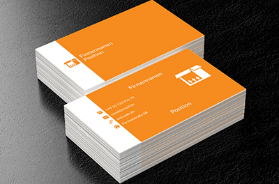 Orange Box, Transport, Kurierdienste - Visitenkarten Netprint